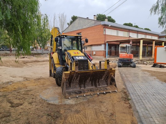 Las obras del CEIP Miguel Hernández de Elda cimentarán un gimnasio de 423 metros cuadrados