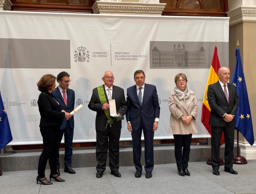 El cooperativista de les Alqueries Juan Safont recibe la Gran Cruz del Mérito Agrario