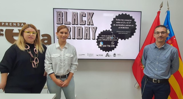 Elda activa una campaña para incentivar las compras en el comercio local en el Black Friday
