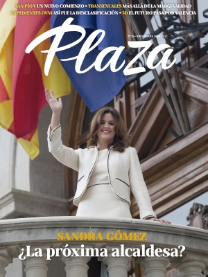 Sandra Gómez, ¿la próxima alcaldesa?, portada de 'Plaza' en diciembre