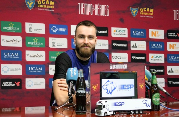 David Jelínek, del UCAM CB: 