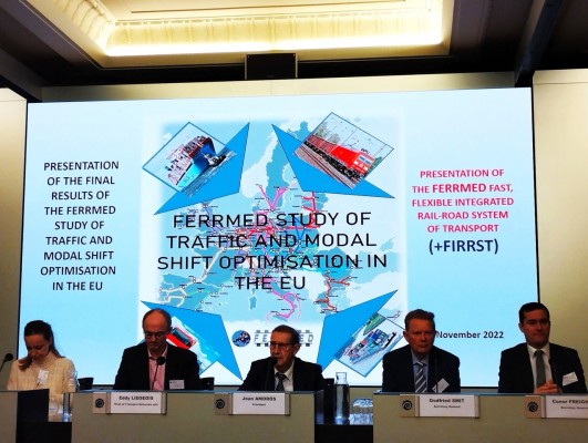 Ferrmed pide en Bruselas más inversiones para los corredores ferroviarios