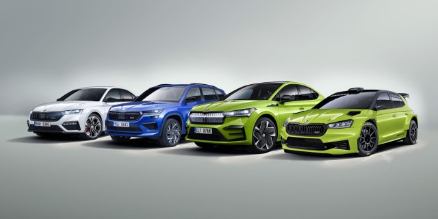 Los modelos ŠKODA RS: deportivos por tradición
