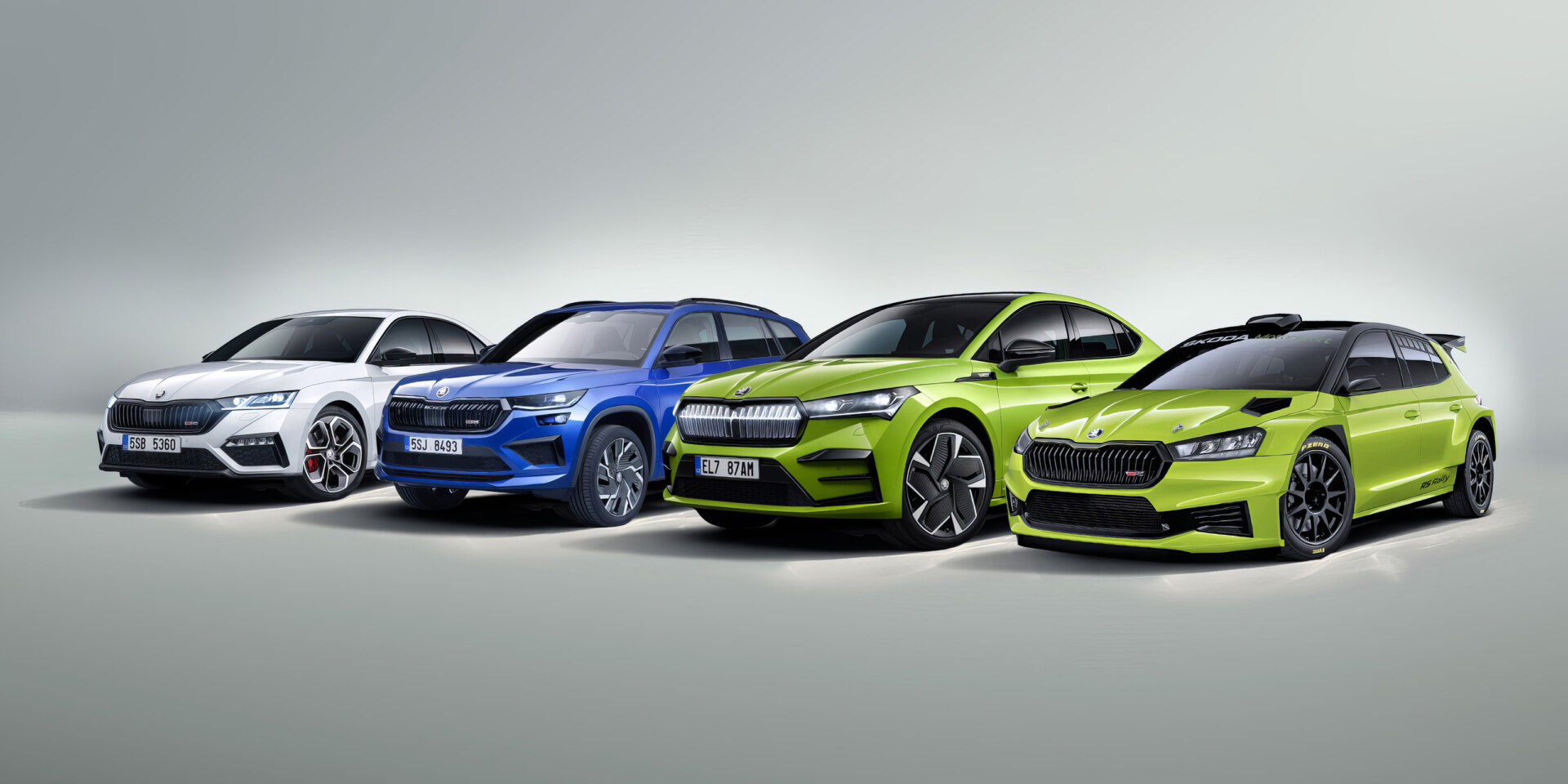 Los modelos ŠKODA RS: deportivos por tradición
