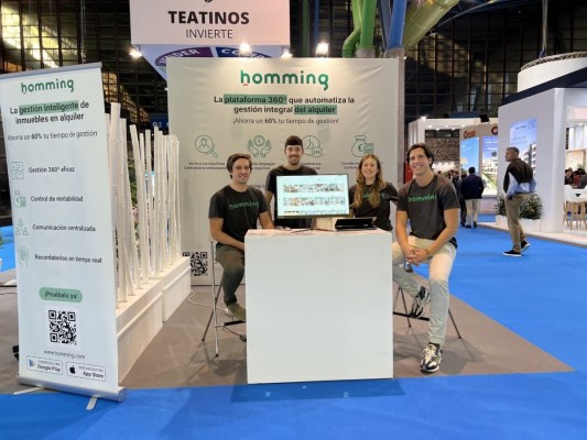 Homming, la plataforma para la gestión inteligente del alquiler, triunfa en Simed
