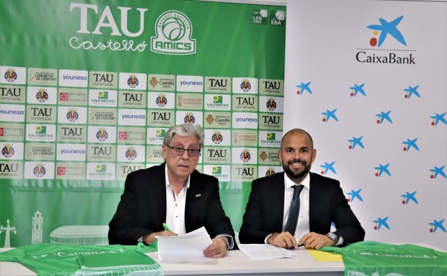 CaixaBank patrocinará al TAU Castelló una temporada más