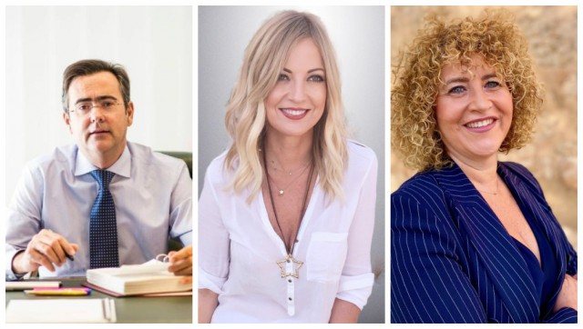 Tres propuestas para dirigir el Colegio de Abogados de Elche: Diego García, Mónica San Emeterio y Cristina Birlinga