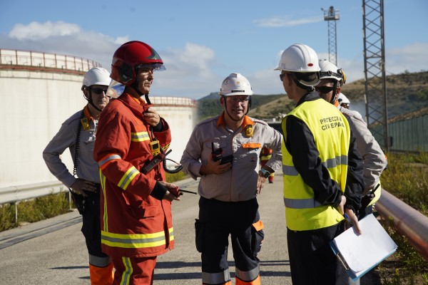 Repsol ensaya su Plan de Emergencia General que prepara y entrena a sus trabajadores ante posibles incidentes 