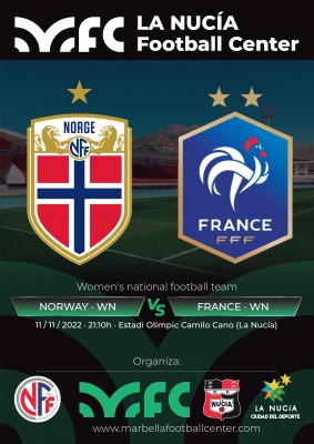 Francia y Noruega disputarán un amistoso el viernes en La Nucía
