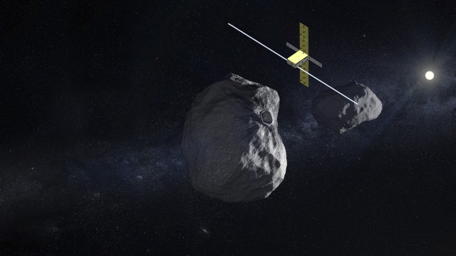 La Agencia Espacial Europea valida el gravímetro de Emxys: misión de análisis en el asteroide que desvió la NASA