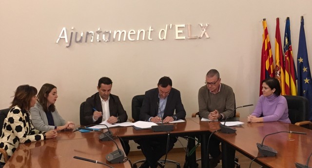 La Diputación invierte en Elche más de 700.000 euros para ampliar la red de carril bici 