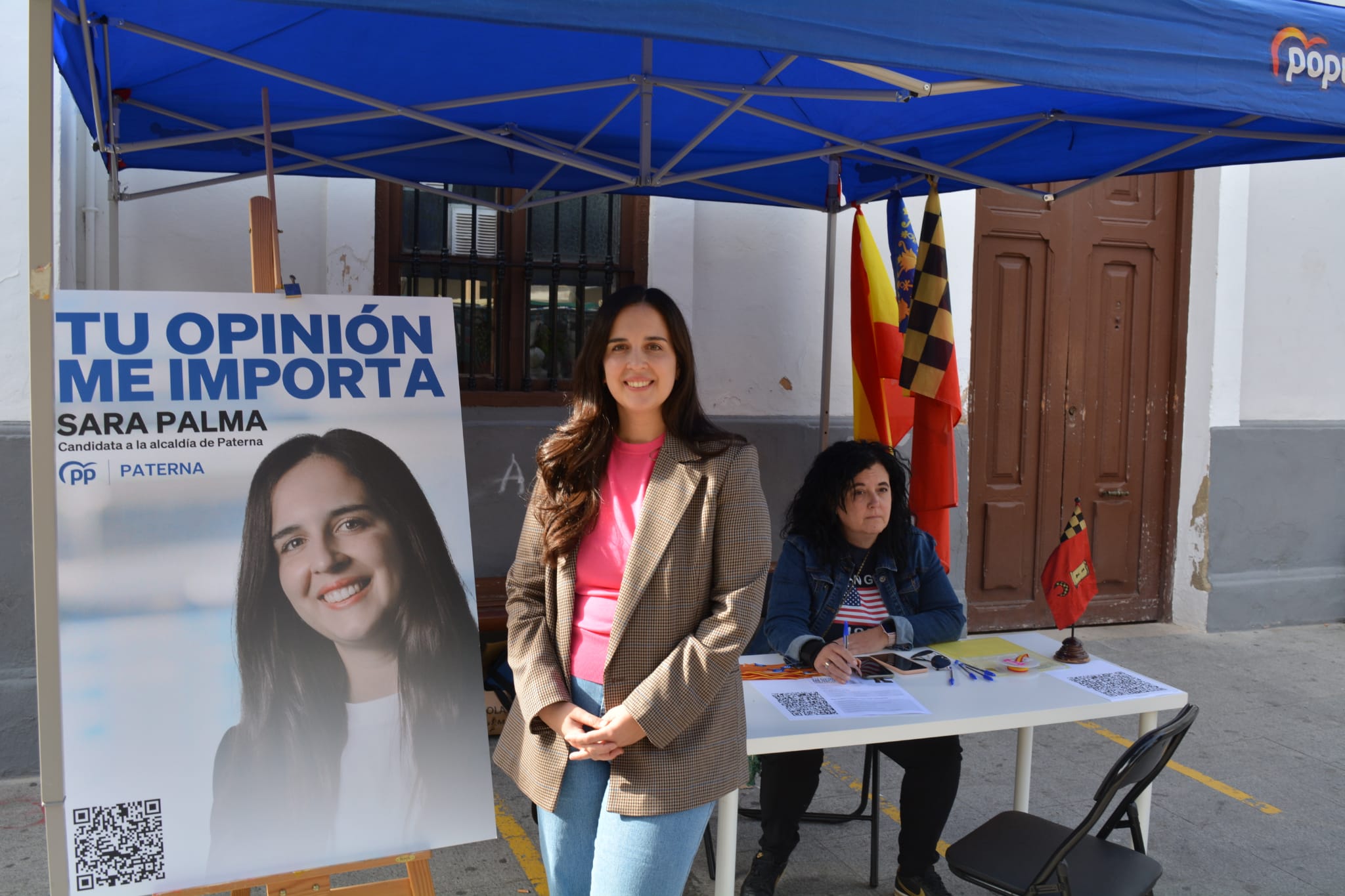 Sara Palma lleva la campaña por la alcaldía de Paterna al terreno que dio la mayoría a Sagredo 