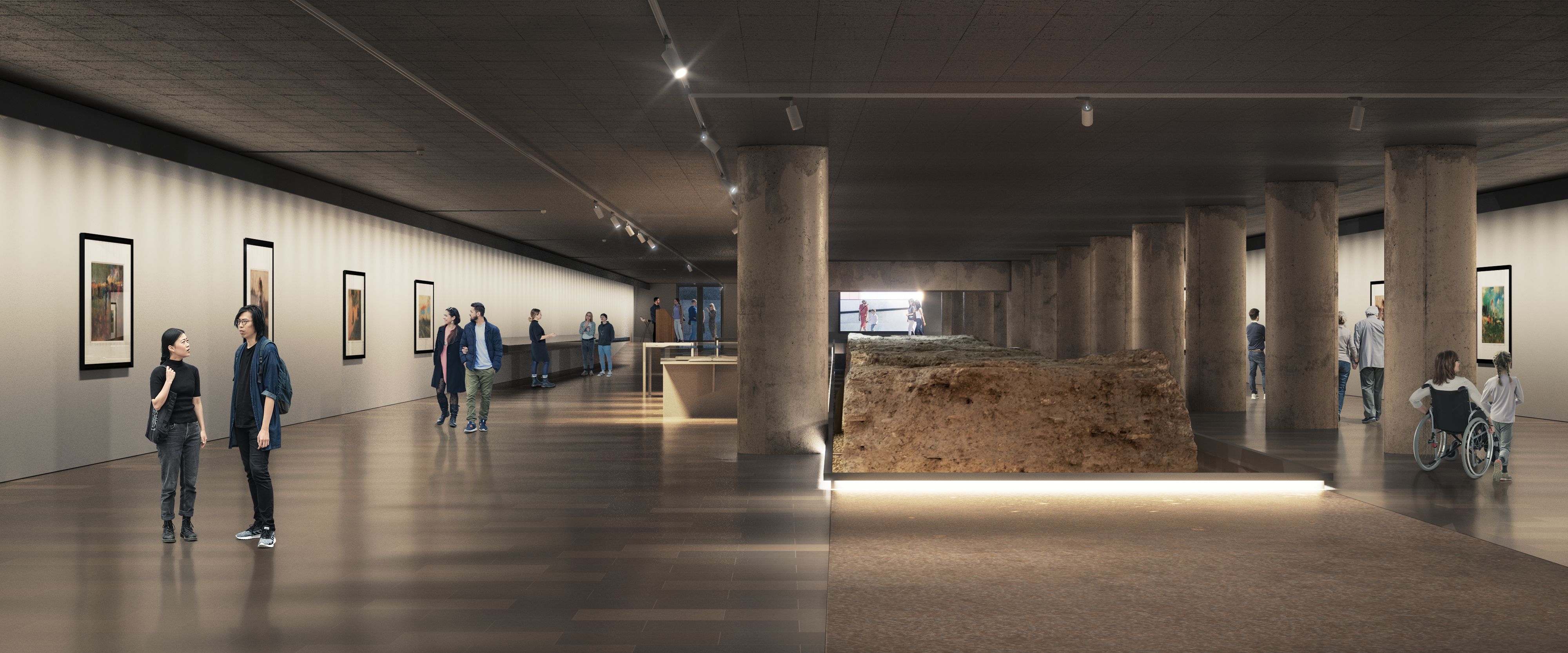 Previsualización de la sala tras la actuación incluida en el proyecto de El Fabricante de Espheras. - 