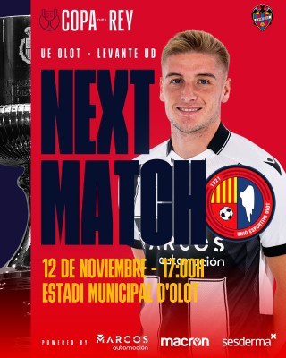 El Levante pelea por la retransmisión de su partido de Copa en Olot