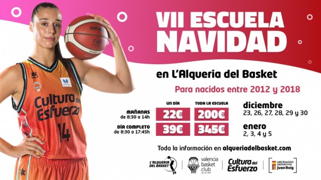 La VII Escuela de Navidad aterriza en L’Alqueria del Basket
