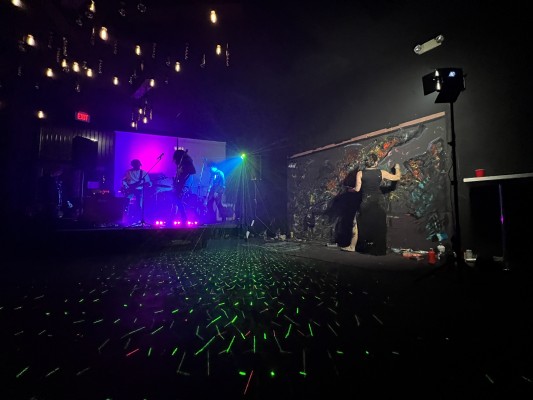 Ana Beltrán Porcar se abre puertas en California con un 'show' de pintura en directo