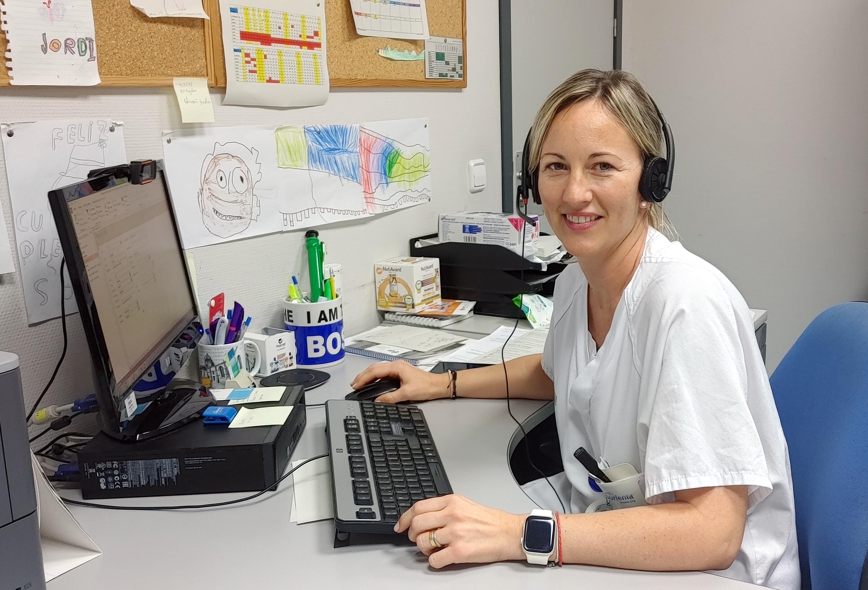 Enfermera gestora de casos. Foto: Hospital de la Ribera - 