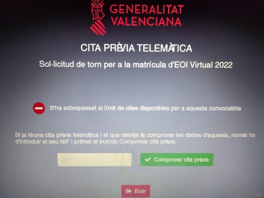 Agotadas en unos minutos las plazas de la Escuela Oficial de Idiomas Virtual