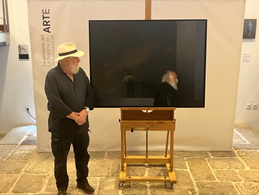 El Mubag presenta una nueva propuesta de ‘La ventana del arte’ con un cuadro del artista Javier Lorenzo 