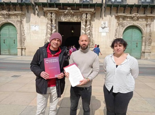 Así queda la candidatura de Podem en Alicante en las municipales de 2023: la edil Romero irá de '2'