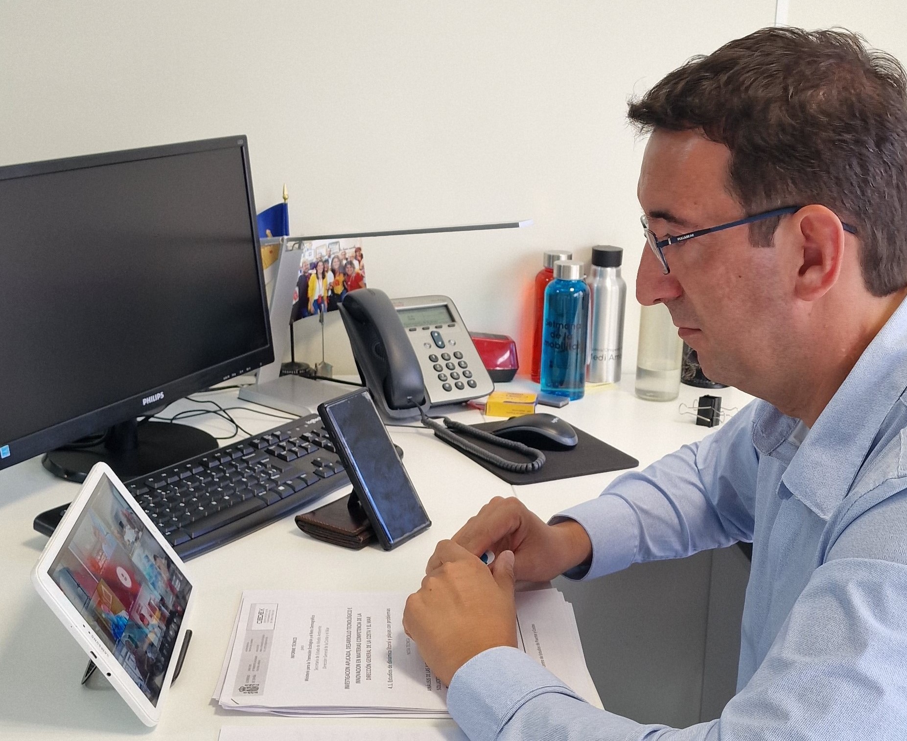 Costas se compromete a redactar un proyecto para regenerar el litoral norte de Oropesa del Mar

