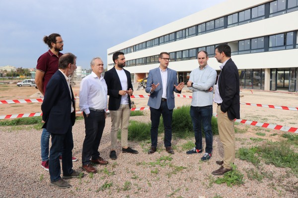 El Ayuntamiento de Sagunt y Educación comprueban el avance de las obras del IES Nº5