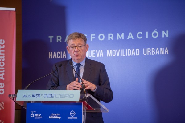 Puig promete 316 millones para impulsar la movilidad sostenible en la provincia de Alicante