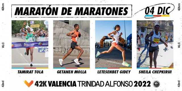 Maratón Valencia anuncia su listado de élite con ambiciosos objetivos deportivos en este 2022 

