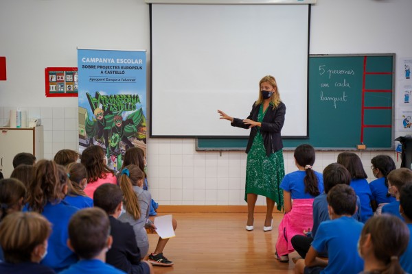Castelló promueve entre el alumnado la toma de conciencia de la ciudadanía europea