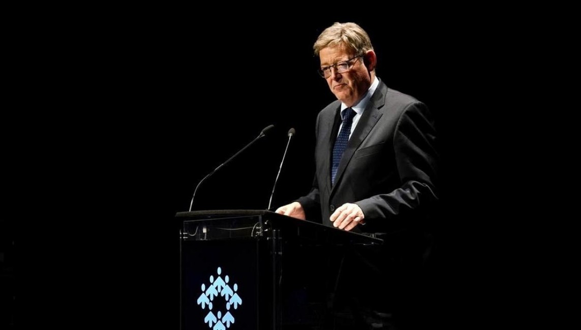 Ximo Puig, en el acto del 25 Aniversario de Ivefa, el pasado 25 de octubre. Foto: IVEFA - 