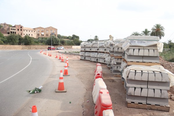 Onda culminará en febrero la reurbanización de la calle Capamantos 