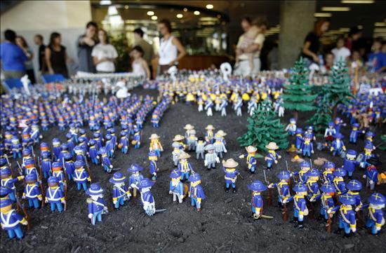 5.000 clicks de Playmobil toman el Ateneo de Valencia