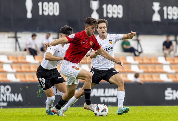 Empate del VCF Mestalla ante el RCD Mallorca B