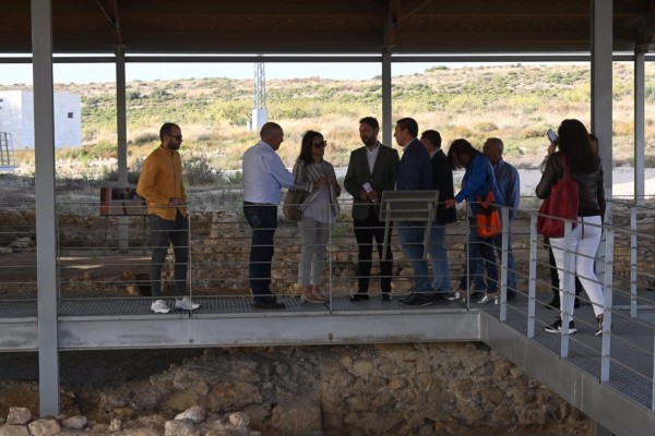 El yacimiento Los Villaricos de Mula cuenta con una nueva pasarela para acceder a la necrópolis, atrio y basílica