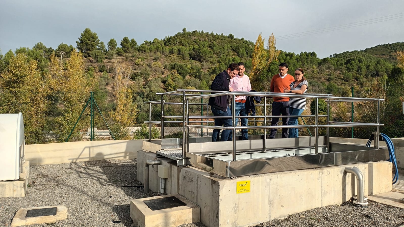 Diputación ha invertido 600.000 euros en las depuradoras de Matet y Pavías