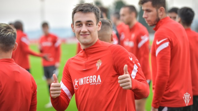 El Sporting, pendiente de Pedro Díaz de cara al partido contra el Levante
