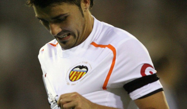 David Villa, homenajeado por el Valencia, el club en el que más rindió