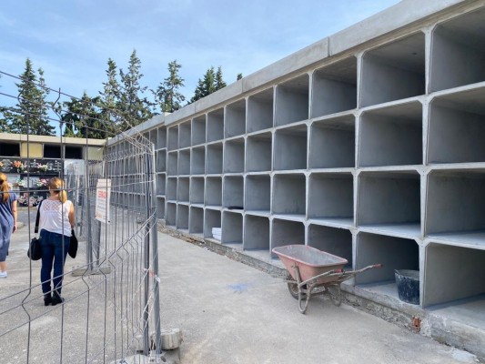 Aspe amplía el cementerio con 80 nichos nuevos