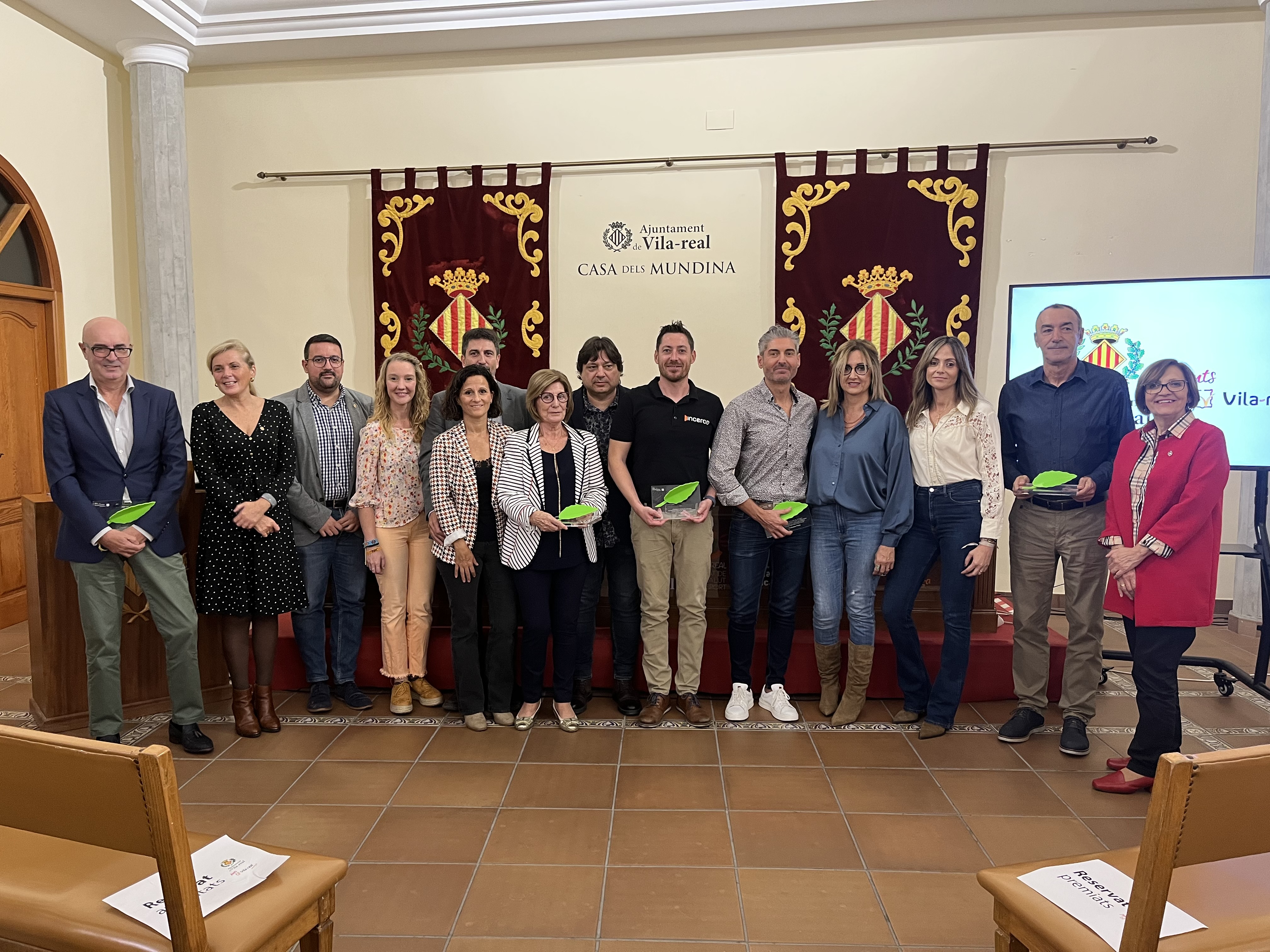Vila-real premia la sostenibilidad de Enrique Font, Calzados Prieto,
Comunidad de Regantes, Incerco y Porcelanosa