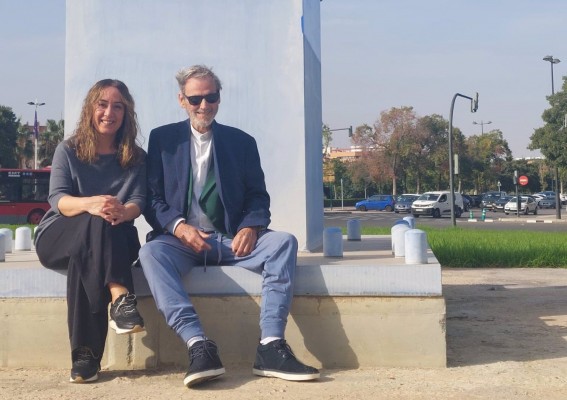 Miquel Navarro pinta de azul el Parotet en su 20 aniversario