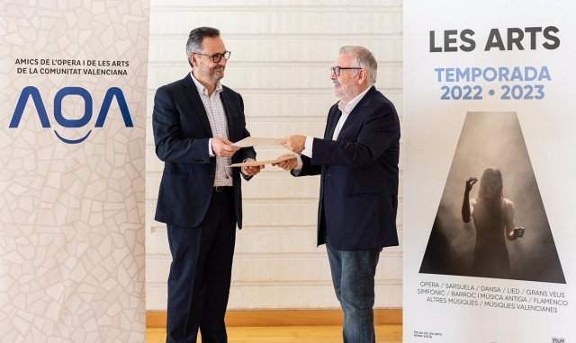 Amics de l'Òpera y Les Arts firman un convenio de colaboración para reforzar Perspectives