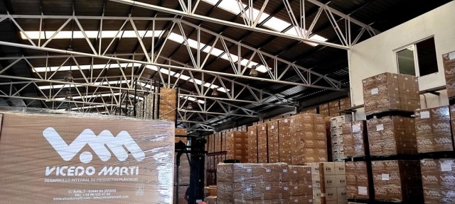 Vicedo Martí, de Ibi, amplía instalaciones con un almacén para aumentar su capacidad productiva