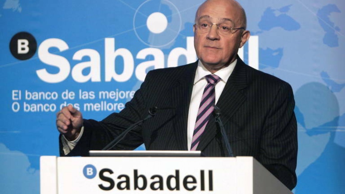  Josep Oliu, presidente del Banco Sabadell - 