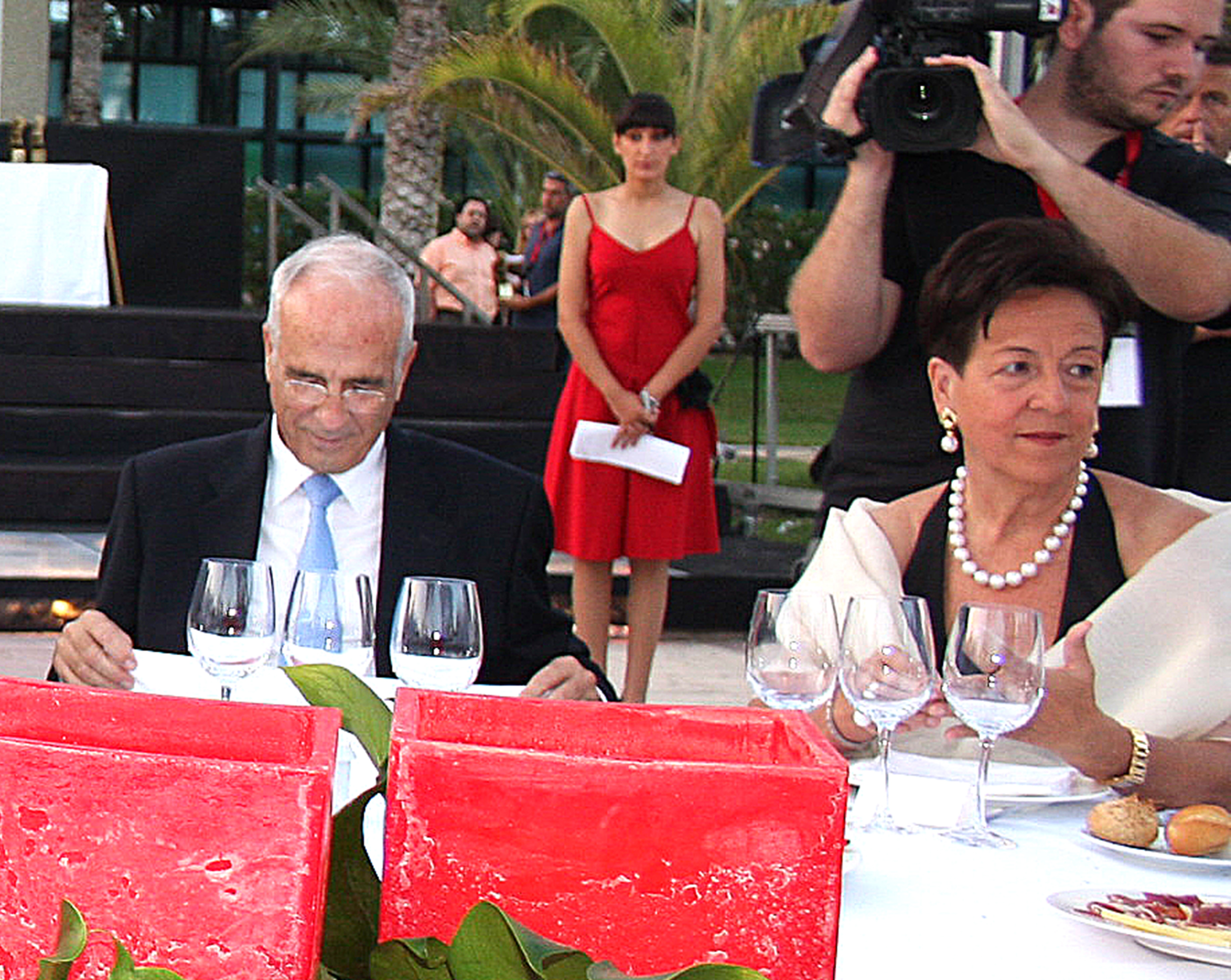 Vicente Sala y su esposa, Carmen Martínez. Foto  JUAN CARLOS SOLER - 