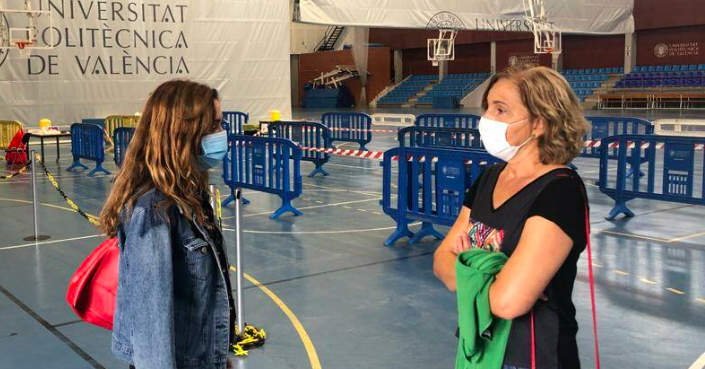 Isaura Navarro y Ofèlia Gimeno, en una imagen de archivo. Foto: GVA - 