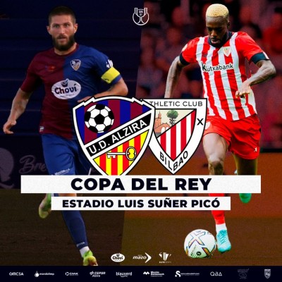 UD Alzira-Athletic Club y CD Alcora-Elche CF en primera ronda de Copa