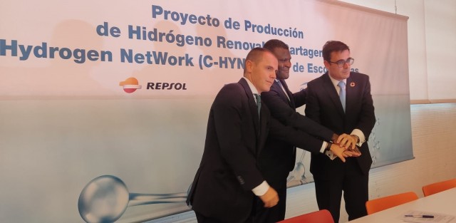 Repsol, Engie y Enagás cristalizan el acuerdo que producirá hidrógeno renovable en el Valle de Escombreras