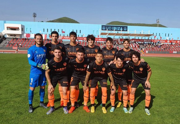 El VCF Mestalla se queda sin sumar en su visita al CD Ibiza