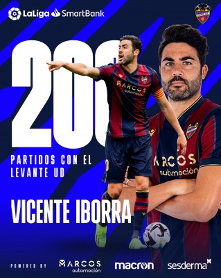 Iborra alcanza los 200 partidos con el Levante
