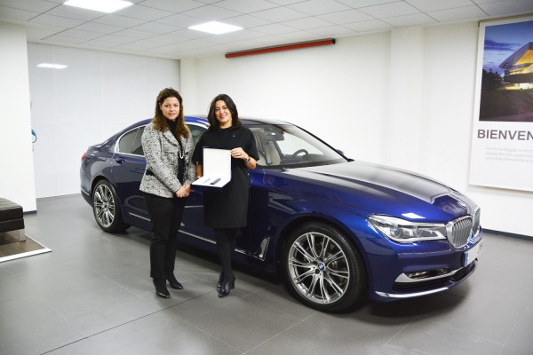 Bertolín entrega un exclusivo BMW Serie 7 'The next 100 years'